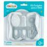Kit Higiene para Bebê 5 Pçs C/ Nécessaire Cinza - Pimpolho:cinza - 4