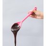 Colher de Silicone Duplo Rosa - Oikos - 4