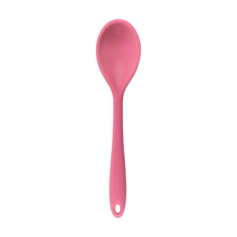 Colher de Silicone Duplo Rosa - Oikos