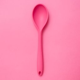 Colher de Silicone Duplo Rosa - Oikos - 2
