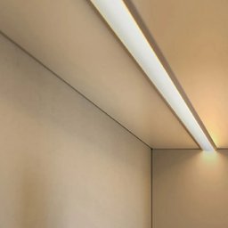 Perfil Alumínio Embutido para Fita Led Rm-331 Barra 03 Metros Preto Rometal 01 Unidade - 2