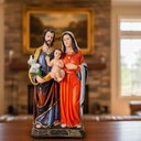 Ver imagem 3 de Imagem da Sagrada Família de Resina - 20 cm