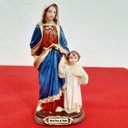 Ver imagem 2 de Imagem de Maria Passa na Frente de Resina - 13 cm