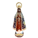 Ver imagem 1 de Imagem de Nossa Senhora Aparecida com Auréola de Resina - 15 cm
