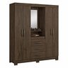 Guarda-Roupa Roupeiro Notavel Nt 5015 4 Portas 3 Gavetas - Nt5015 - 1