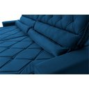 Ver imagem 7 de Sofá Retrátil Reclinável 250cm Albany Suede Velut com Molas Ensacadas - King House