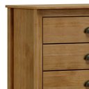 Ver imagem 3 de Cômoda para Quarto 80cm com 4 Gavetas Lázio Freijó F07 - Mpozenato