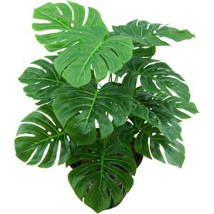 Planta Artificial Folhagem Costela de Adão P/vaso Decorativo