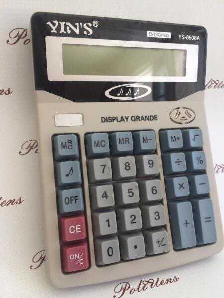 Calculadora 8 Dígitos Com Tecla YS-8508A - 5