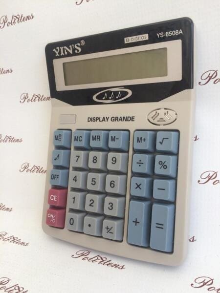 Calculadora 8 Dígitos Com Tecla YS-8508A - 6