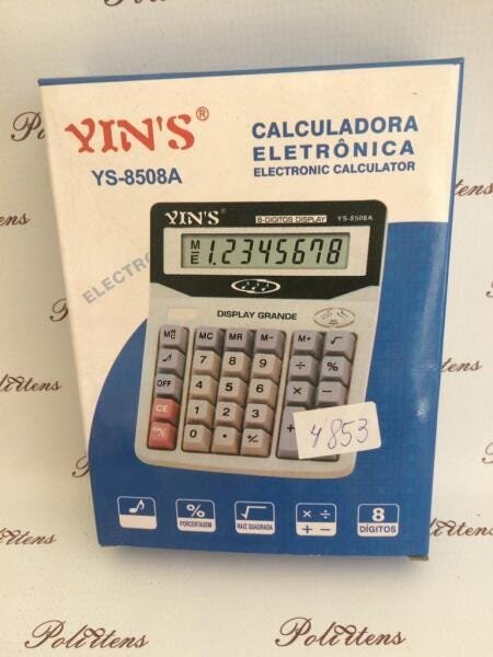 Calculadora 8 Dígitos Com Tecla YS-8508A - 2