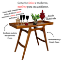 Ver imagem 6 de Aparador Buffet Sala Estar Cantinho Café Decoração Hall Bar Decorativo Gourmet Cozinha Entrada Peque