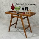 Ver imagem 5 de Aparador Buffet Sala Estar Cantinho Café Decoração Hall Bar Decorativo Gourmet Cozinha Entrada Peque