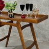 Aparador Buffet Sala Estar Cantinho Café Decoração Hall Bar Decorativo Gourmet Cozinha Entrada Peque - 4
