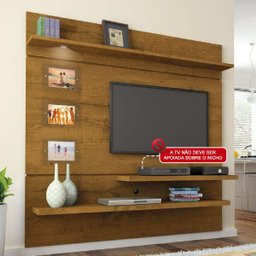 Home Suspenso Interativo, Com Suporte para TV, Luminárias de LED - Valdemóveis Mel - 1