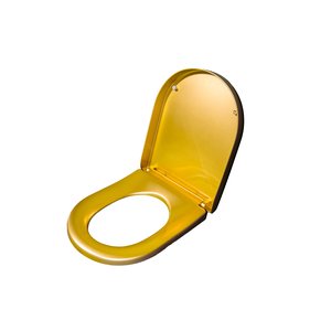 Tampa para Louças Sanitária com Fechamento Suave Turim:gold