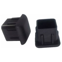 Tampa Quadrada P/Acabamento em Metalon 20x20 100 Peças - 4