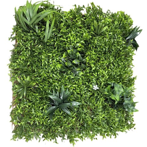 Painel Jardim Vertical Artificial Modulo de 50x50cm - F5067g