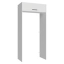 Ver imagem 1 de Porta-geladeira 103 Cm 1 Porta Basculante Branco Agata Madesa