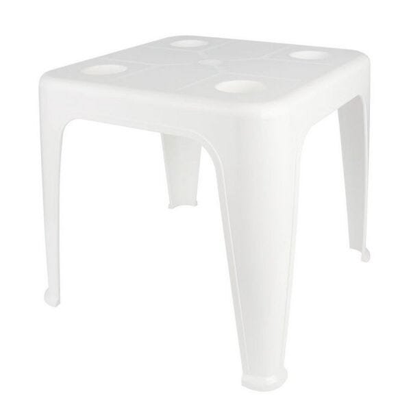 Kit Guarda-Sol Azul Corais + Mesa Apoio + Cadeira Praia - 5