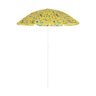 Kit Guarda-Sol Amarelo Praia + Mesa Apoio + Cadeira Praia - 3