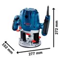 Ver imagem 2 de Tupia Bosch GOF 130 com Base, 1300 Watts - 220 Volts