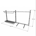 Ver imagem 3 de Kit para Closet com 9 Peças Regulável 200x100cm Cor Branco Modelo Clst1b231