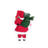 Papai Noel Tradicional com Saco de Presente - 60cm - 5