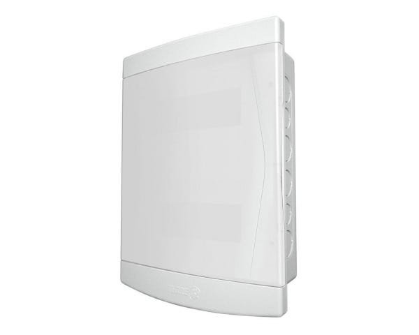 QUADRO DISJUNTORES EMBUTIR 12/16 SEM BARRAMENTO BRANCO TIGRE - 1