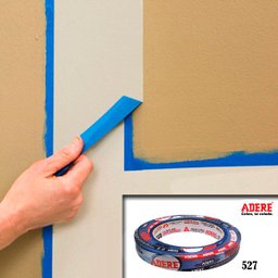 Fita Crepe Azul Pintura Imobiliária 50m 527 Adere - 48x50 - 2