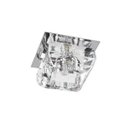 Ver imagem 1 de Kit 14 Spot Embutir Gesso Cristal Quadrado Banheiro G9 Ac661Q
