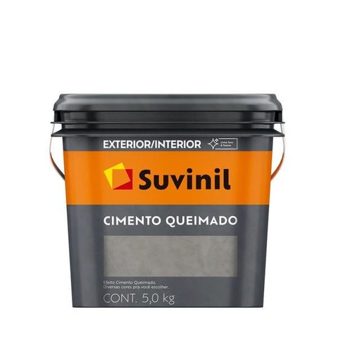 Cimento Queimado Suvinil 5Kg Túnel de Concreto