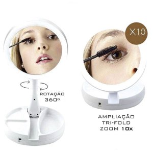 Espelho com LED para Maquiagem
