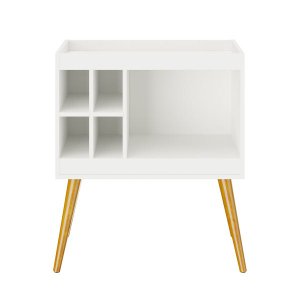Rack Adega Estante para Vinhos e Whisky - Branco
