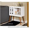 Rack Adega Estante para Vinhos e Whisky - Branco - 3