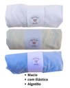 Ver imagem 6 de Kit 3 Pçs Lençol Avulso Malha Liso com Elástico Berço Americano Malha Hipoalergenico 160x98x12cm