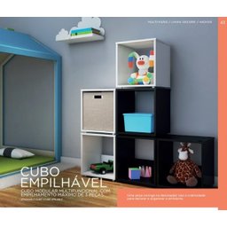 Nicho Empilhável 38X35,5X35,5 cms NB 355 - Branco - 5