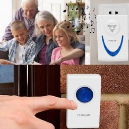 Campainha sem Fio Casa Escritório Escola Bivolt 32 Toques - 3