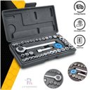 Ver imagem 2 de Jogo Chave Soquete C/ Catraca Reversível 40 Pçs Maleta