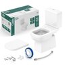 Kit Completo Bacia com Caixa Acoplada Fit Plus Branco Celite - 4