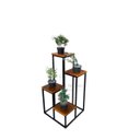 Ver imagem 1 de Suporte estante floreira em ferro decorativa para sala quarto jardim objeto de decoração enfeite