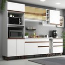 Ver imagem 1 de Armário de Cozinha Completa 270cm Branco Reims Madesa 01