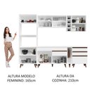 Ver imagem 6 de Armário de Cozinha Completa 270cm Branco Reims Madesa 01