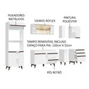 Ver imagem 5 de Armário de Cozinha Completa 270cm Branco Reims Madesa 01