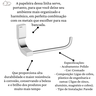 Papeleira Porta Papel Higiênico Top Acessórios Docol Metal - 2