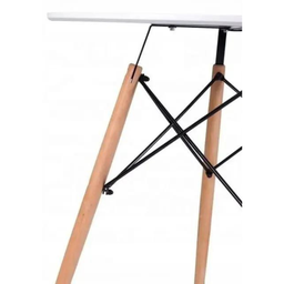 Mesa Eiffel Eames 90cm Redonda Mdf Pés Palito Sofisticada e Elegante - 6