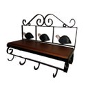 Ver imagem 3 de Prateleira Rústico Cozinha Sala Galinha Angola Artesão