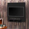 Painel para Tv até 32 Polegadas 2 Nichos Berlim Vianossa Móveis Preto - 1