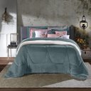 Ver imagem 2 de Coberdrom Dupla Face Queen - Edredom Plush Hedrons:azul