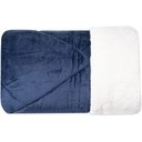 Ver imagem 1 de Coberdrom Dupla Face Queen - Edredom Plush Hedrons:azul